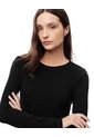 Camibuzo Slim Algodón Negra Mujer Negro de Gef