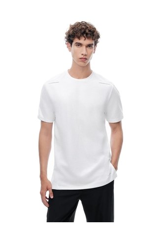 Camiseta Deportiva Control Humedad Blanca Hombre Blanco Gef