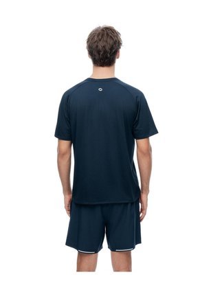 Camiseta Deportiva Control Humedad Azul Hombre Azul