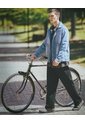 Chaqueta Regular Sin Capucha índigo Medio Hombre Azul de Gef