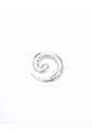 Prendedor Espiral Plateado Mujer de Gef