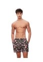 Pantaloneta De Baño Estampada Hombre Verde de Gef