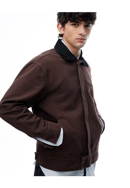Chaqueta Cazadora Denim Chocolate Hombre Chocolate