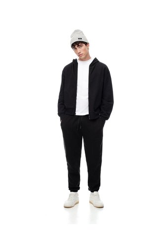Jogger Regular Negro Hombre Negro Gef