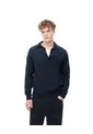 Buzo Tipo Polo Regular Tejido De Punto Azul Hombre Azul de Gef