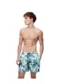 Pantaloneta De Baño Estampada Hombre Azul de Gef