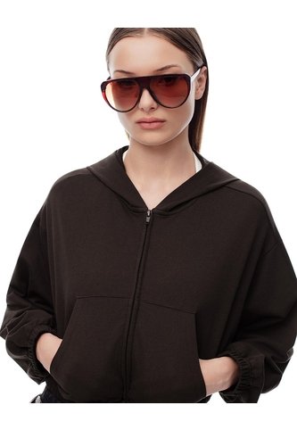 Chaqueta Regular Algodón Chocolate Mujer Chocolate Gef