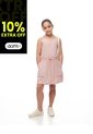 Vestido Corto Rosado Niña Rosa de Gef