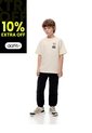 Jogger Regular Algodón Negro Niño Negro de Gef