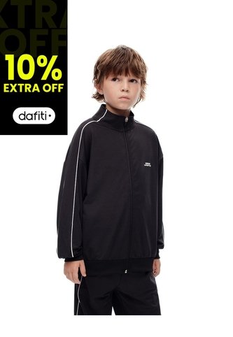 Chaqueta Regular Negra Niño Negro Gef