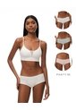 Panty Cachetero Algodón Tiro Medio X3unds Surtido Mujer Multicolor de Gef