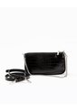 Bolso Baguette Texturizado Negro Mujer de Gef