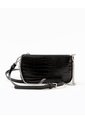 Bolso Baguette Texturizado Negro Mujer de Gef