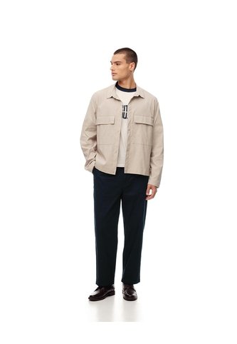 Pantalón Chino Regular Algodón Azul Hombre Azul Gef