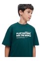 Conjunto Pantalon Largo Camiseta Verde Niño Verde de Gef
