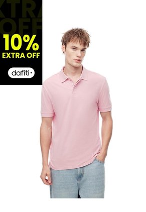 Polo Slim Palo De Rosa Hombre Rosa
