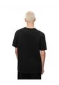 Camiseta Oversize Algodón Negra Hombre Negro de Gef