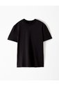 Camiseta Oversize Algodón Negra Hombre Negro de Gef