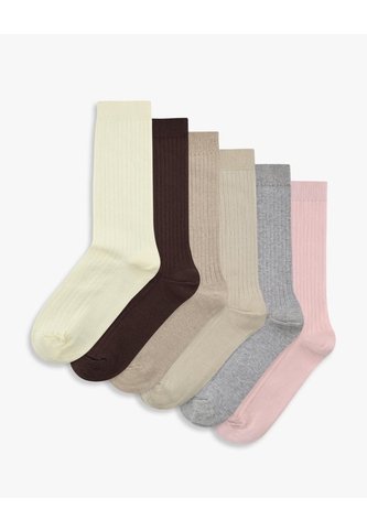 Medias Mujer Largas Pack X5 Surtido Gef