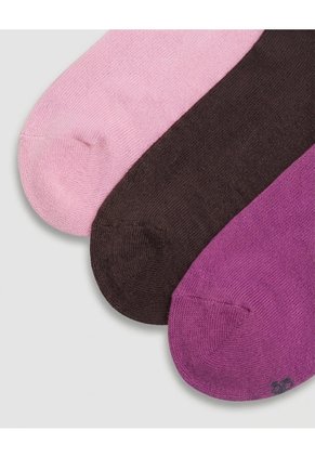 3 Pares De Medias Tobilleras Surtido Mujer