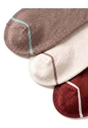 3 Pares De Medias Tobilleras Surtido Mujer