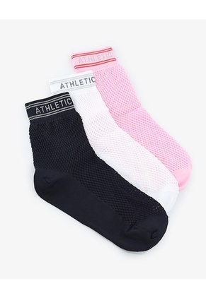 Medias Mujer Tobilleras Pack X3 Surtido