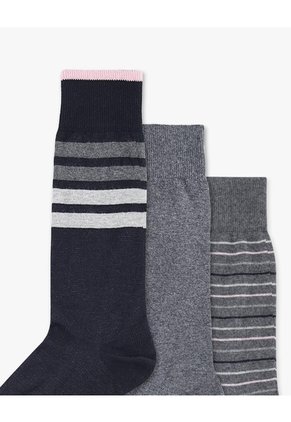 3 Pares De Medias Largas Surtido Hombre