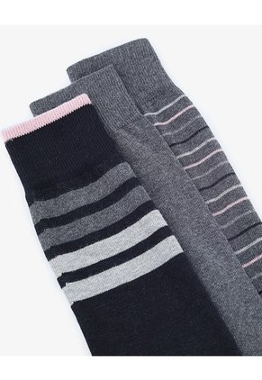 3 Pares De Medias Largas Surtido Hombre