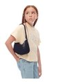 Bolso Tipo Baguette Negro Niña de Gef