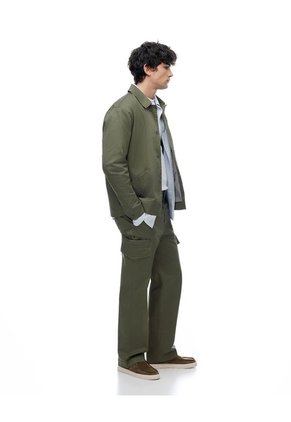 Pantalón Cargo Regular Verde Hombre Verde