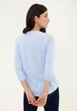 Blusa Blanco-Azul Gef Llara de Gef