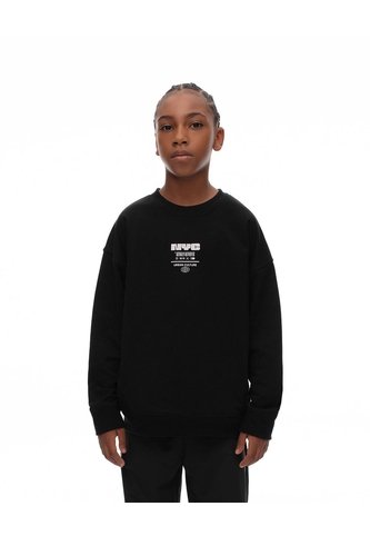 Buzo Regular Negro Estampado Niño Negro Gef