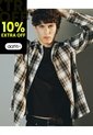 Camisa Oversize Habana Cuadros Hombre Marron de Gef