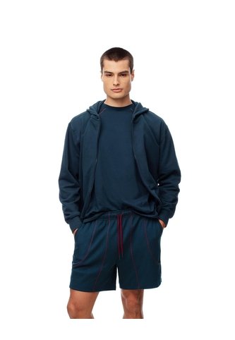 Bermuda Relax Algodón Azul Hombre Azul Gef