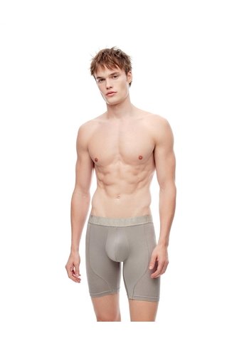 Bóxer Deportivo Largo Control Humedad Café Hombre Marron Claro Gef