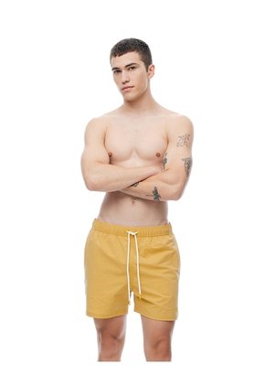 Pantaloneta De Baño Regular Amarillo Hombre Amarillo