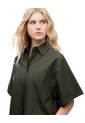 Camisa Oversize Verde Mujer Verde de Gef