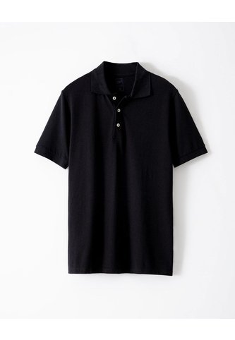 Polo Slim Algodón Negra Hombre Negro Gef