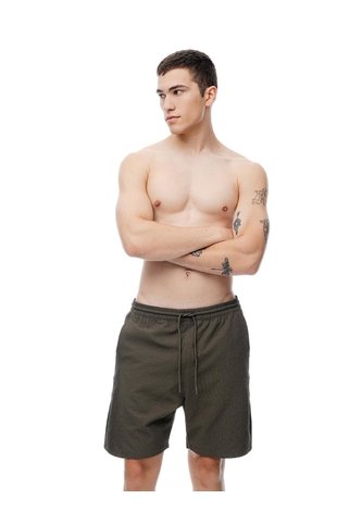 Pantaloneta De Baño Regular Café Hombre Cafe Gef