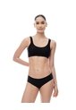 Panty Cachetero Tiro Medio Invisible Negro Mujer Negro de Gef