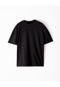Camiseta Regular Algodón Negra Hombre Negro de Gef