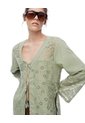 Camisa Oversize Manga Larga Verde Mujer Verde de Gef