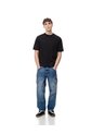 Jean Cargo Recto índigo Medio Hombre Azul Oscuro de Gef