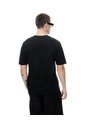Camiseta Regular Algodón Negra Hombre Negro de Gef