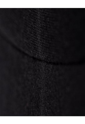 Camiseta Regular Algodón Negra Hombre Negro