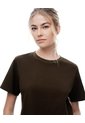Camiseta Regular Algodón Chocolate Mujer Chocolate de Gef