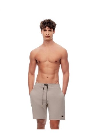 Pantaloneta De Baño Taupe Hombre Marron Claro Gef