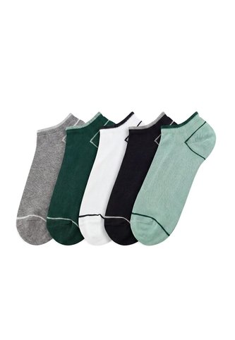 5 Pares De Medias Tobilleras Surtido Mujer Gef