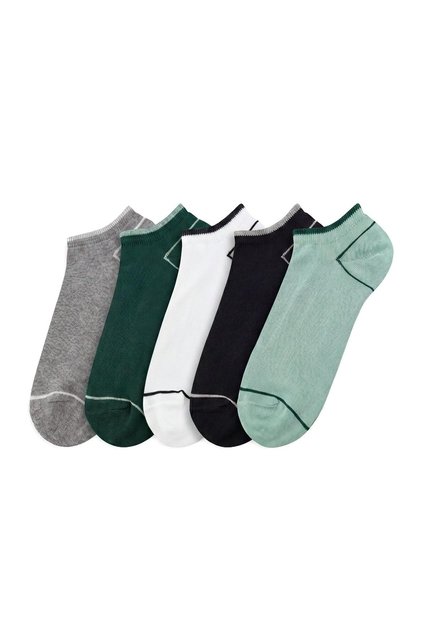 5 Pares De Medias Tobilleras Surtido Mujer