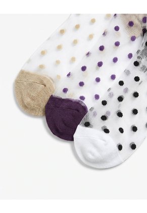 3 Pares De Medias Cortas Surtido Mujer